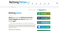 Desktop Screenshot of machiningpartner.com