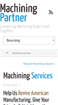 Mobile Screenshot of machiningpartner.com